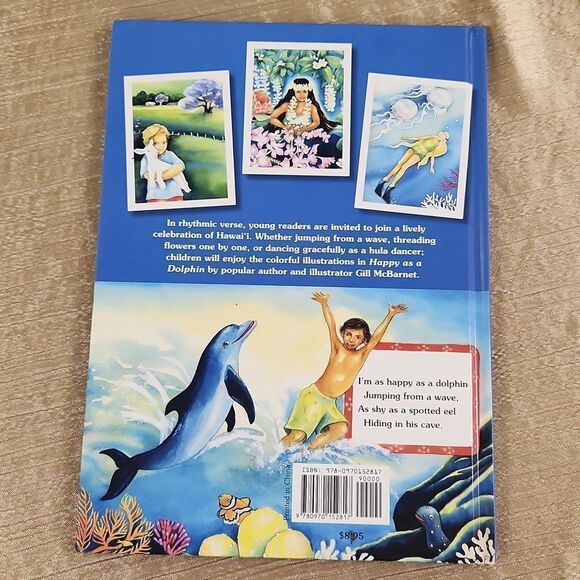 Happy as a Dolphin A Child's Celebration of Hawaii Gill McBarnet Book 2009 - Picture 2 of 7
